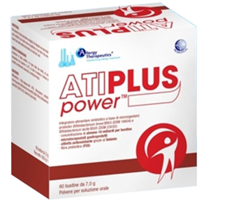 Atiplus power integratore alimentare simbiotico a base di microrganismi probiotici 60 bustine-1