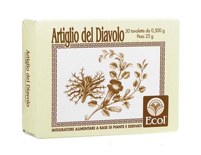 Ecol Artiglio del Diavolo antidolorifico 50 tavolette-1