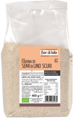 FARINA SEMI LINO SCURI BIO400G-1