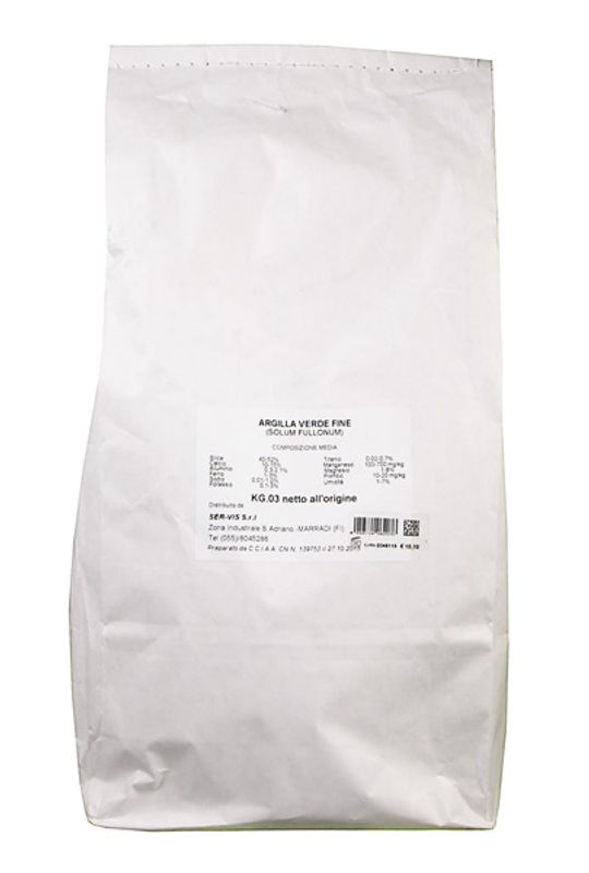 Argilla Verde Fine (Slum Fullonum) 3 kg-1