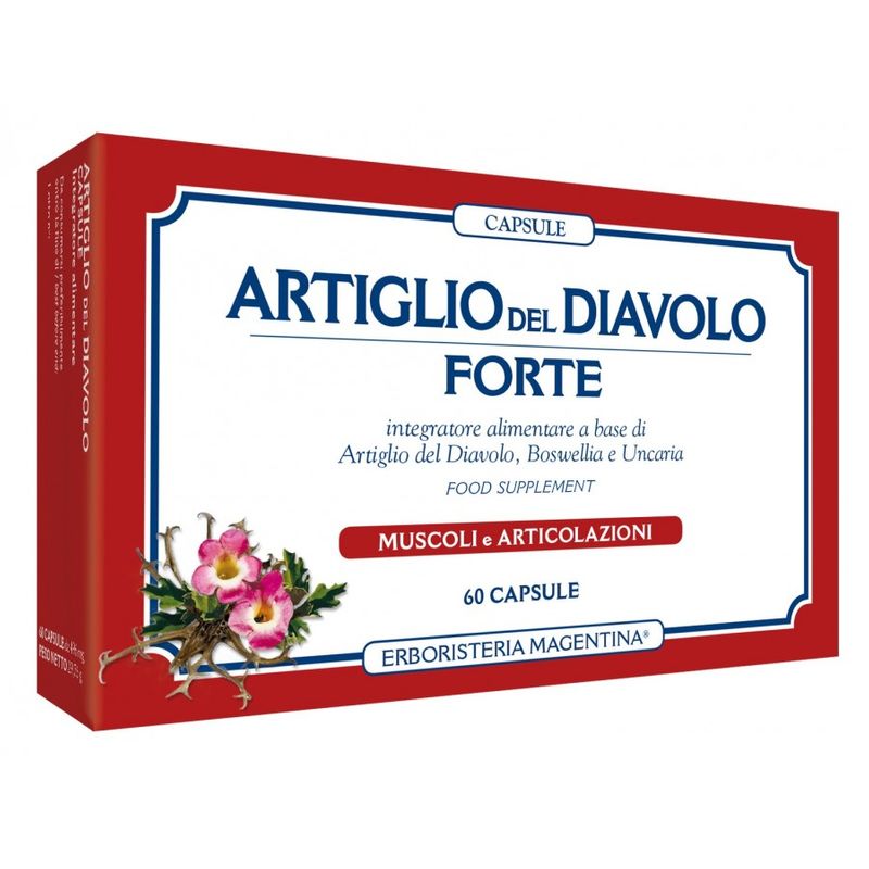 Artiglio del Diavolo Forte muscoli e articolazioni 60 capsule-1