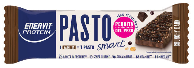 Enervit Protein Pasto Sostitutivo Crunchy Dark 55g-1