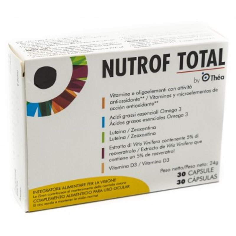 Nutrof Total 30 capsule - effetti benefici sull’occhio-1