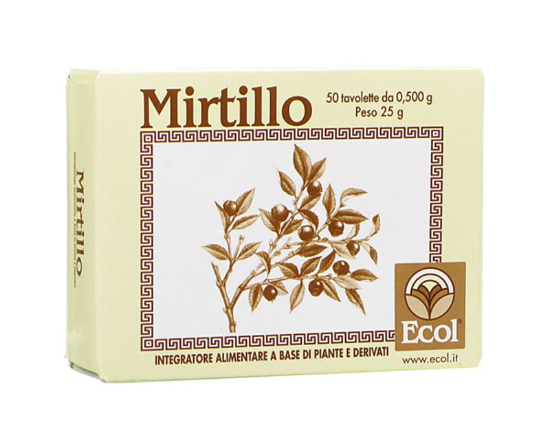 Ecol Mirtillo aiuta microcircolazione e vista 50 tavolette-1