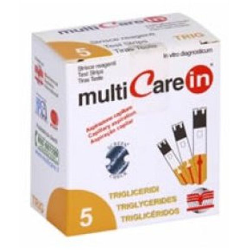 MultiCare IN Trigliceridi 5 strisce reagenti-1
