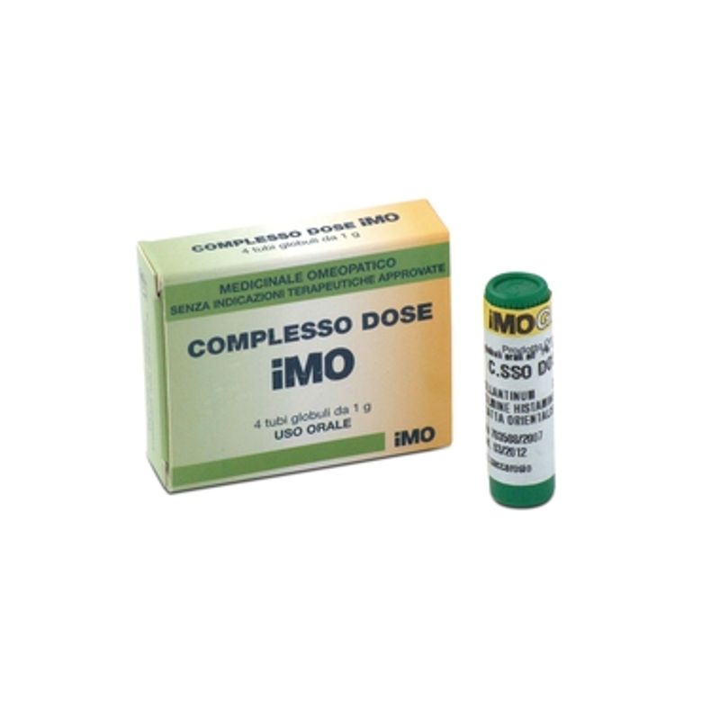 Complesso Dose medicinale omeopatico 4 tubi globuli da 1g-1