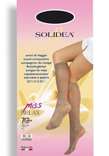 Solidea Miss Relax Gambaletto 70 Denari Colore Paprika Taglia 1 - S-1