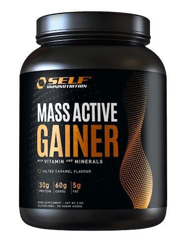 Self Omninutrition Mass Active Gainer Gusto Caramello Salato 2kg-1