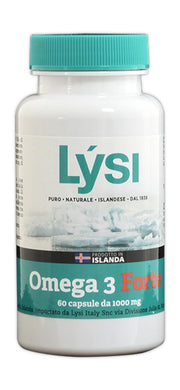 Lysi Omega 3 Forte Olio di pesce Integratore Alimentare 60 capsule-1