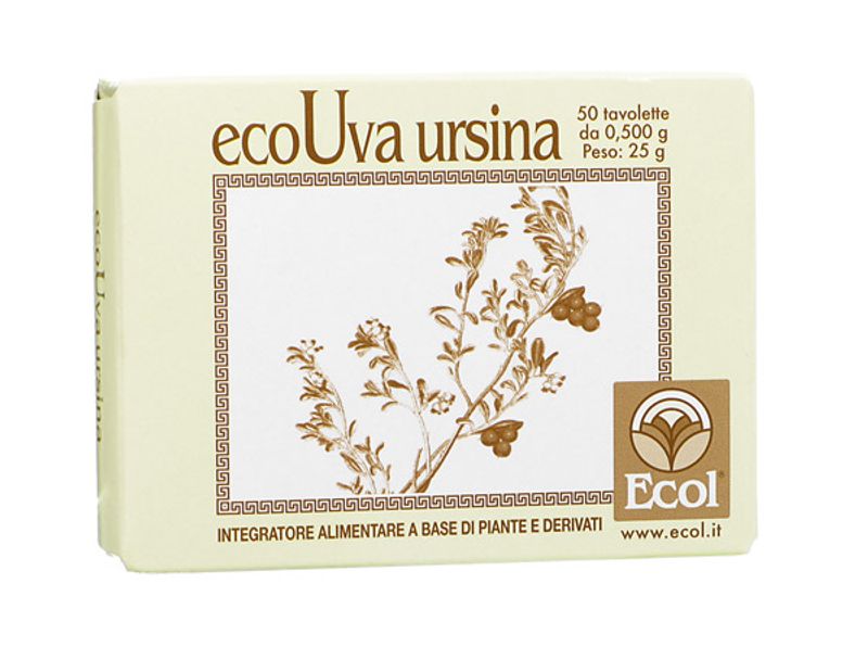 Ecol EcoUva Ursina drenante e vie urinarie 50 Tavolette-1