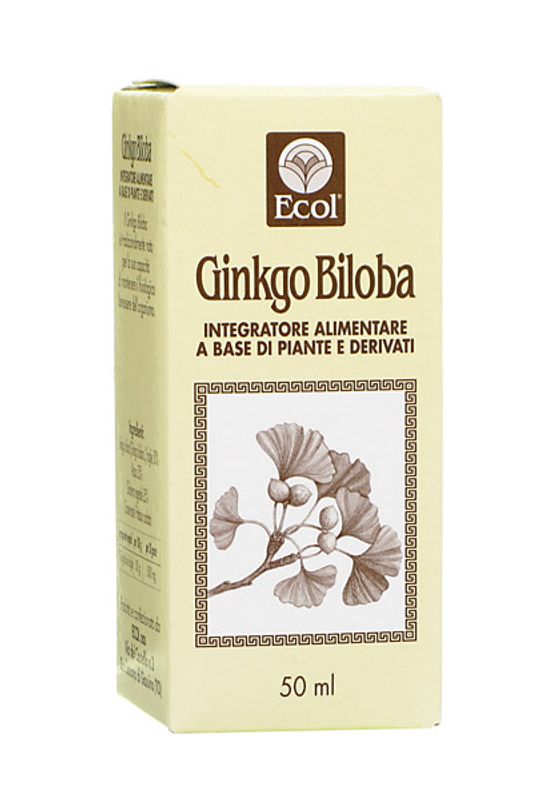 Ecol Ginkgo Biloba per il benessere dell'organismo Estratto analcolico 50ml-1