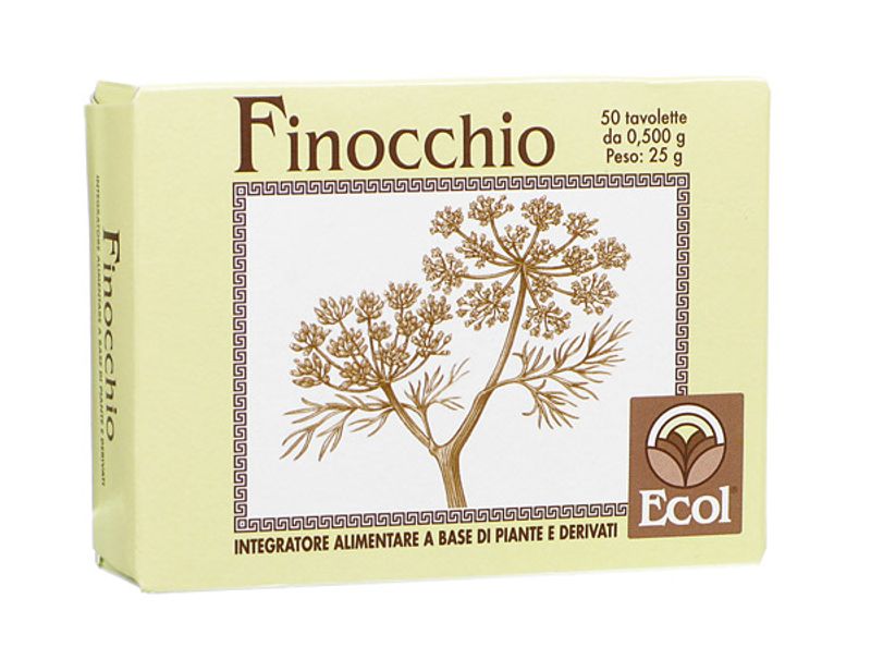 Ecol Finocchio aiuta la digestione 50 Tavolette-1