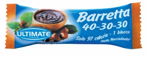 Ultimate Nutri-Z Barretta 40-30-30 gusto Nocciolinella 27g-2