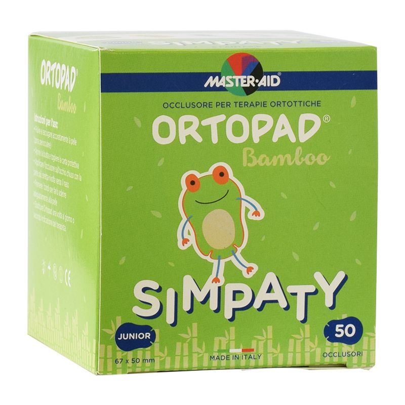 Ortopad Simpaty Bamboo Junior 50 pezzi dim. 67x50mm-1
