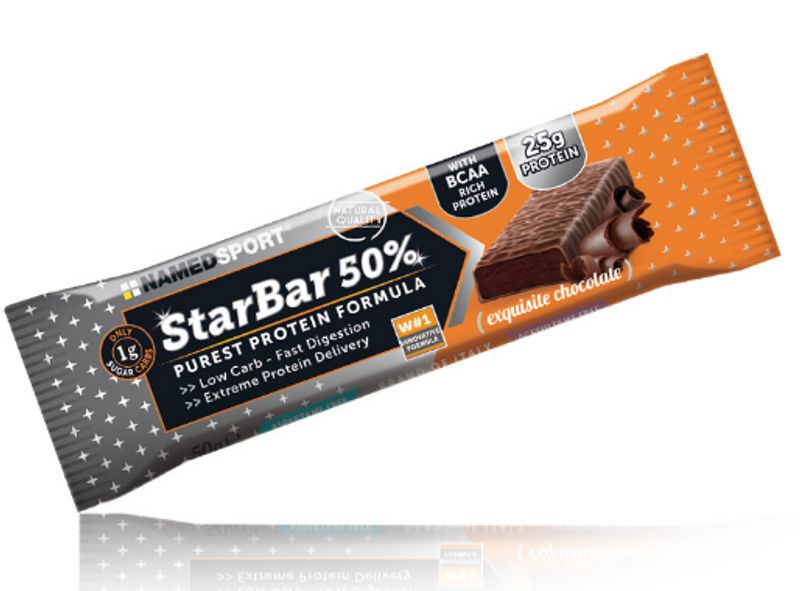 Named Star Bar 50% Protein Barretta al cioccolato iperproteica 50g-1