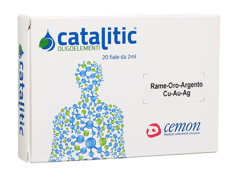 Cemon Catalitic Oligoelementi Rame Oro Argento 20 fiale da 2 ml-1