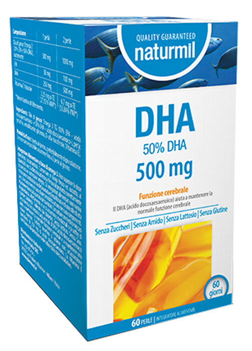 NATURMIL DHA 500MG 60PRL-1