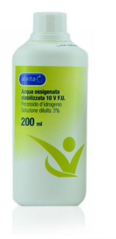 Alvita Acqua Ossigenata stabilizzata 10 volumi 200ml-1