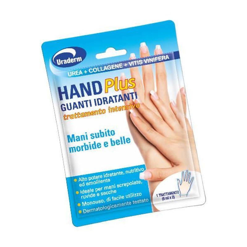 Uraderm Hand Plus guanti idratanti per mani subito morbide e belle-1