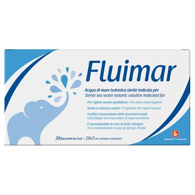 Fluimar Acqua Di Mare Isotonica 20 Fiale Da 5ml-1