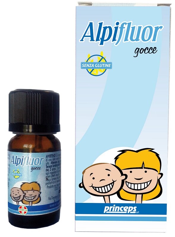 Alpifluor bambini utile per la mineralizzazione dei denti gocce 10ml-1