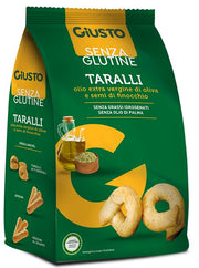 Giusto Senza Glutine Taralli Olio Di Oliva E Semi Di Finocchio 40g-2