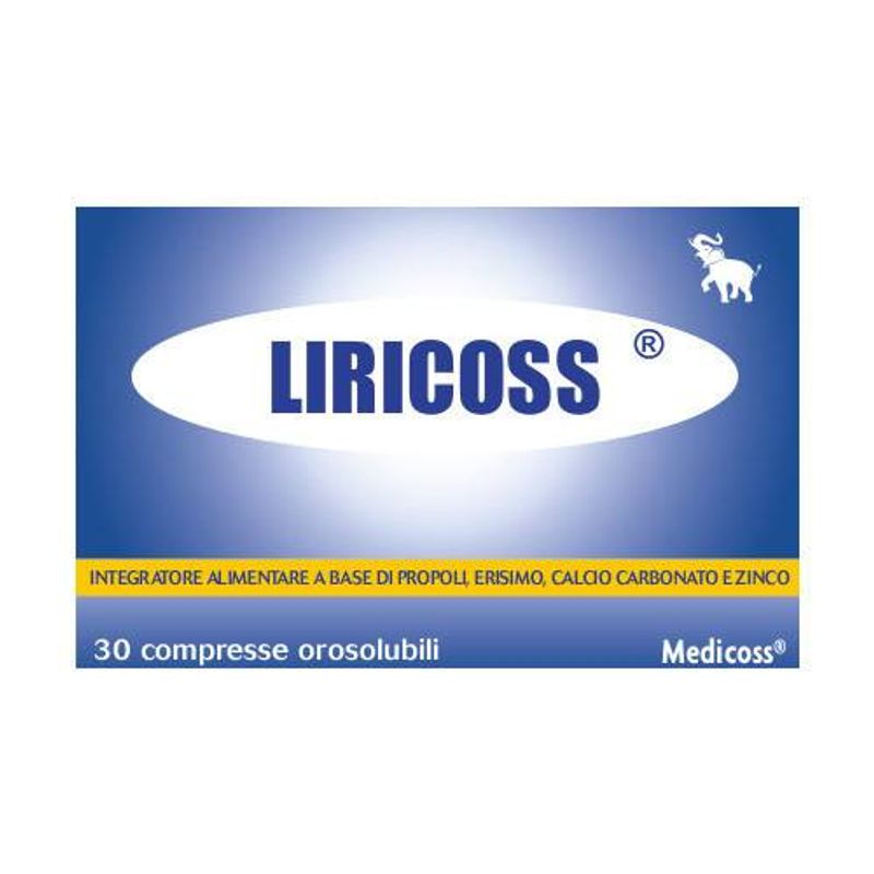 Liricoss benesere della gola 30 compresse-1
