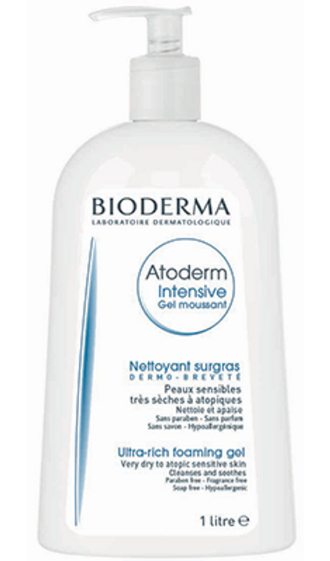 Bioderma Atoderm Intensive Gel Mousssant gel detergente quotidiano 1Litro-1
