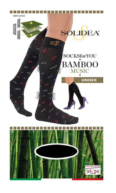 SOCKS FY BAMBOO MUSIC NERO M-2