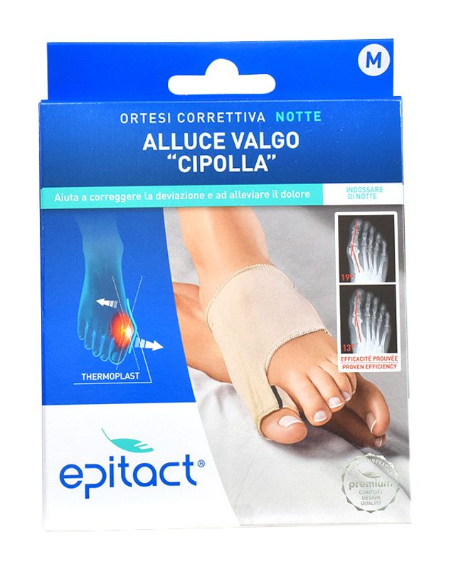Epitact Alluce Valgo "cipolla" ortesi correttiva notte TG M-1