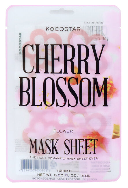 Kokostar Cherry Blossom Flower Mask Maschera Viso 15ml-2