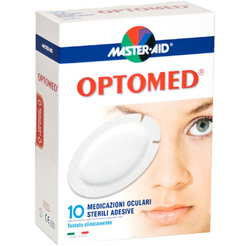Master Aid Optomed 10 medicazioni oculari sterili adesive 96x66 mm-1