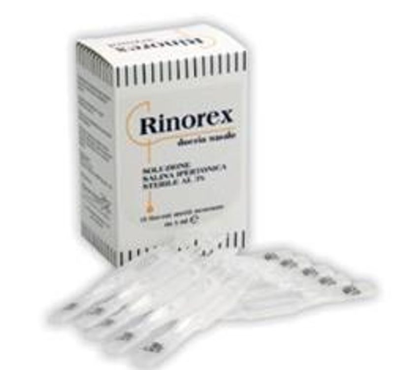 Rinorex Doccia Nasale Bicarbonato 15 fiale da 5 ml-1