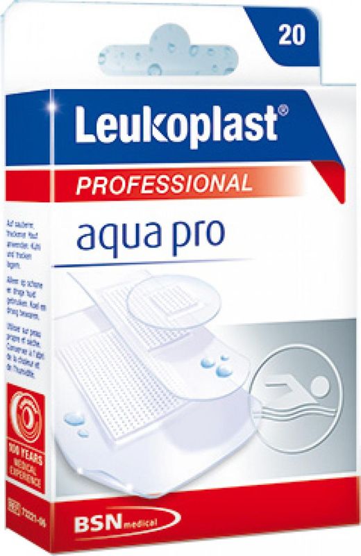 Leukoplast Professional Aqua Pro cerotti resistenti all'acqua 20 pezzi assortiti-1