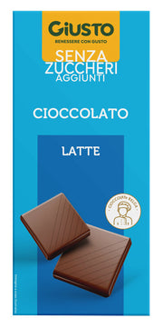 Giusto Cioccolato Al Latte Senza Zuccheri Aggiunti 85g-1