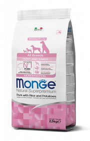 Monge Maiale Riso E Patate Cibo Secco Per Cuccioli Sacco 12 Kg-2