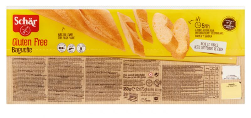 Schar Baguette pane precotto senza glutine 2x175g-1