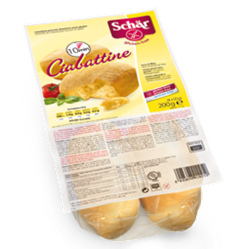 Schar Ciabattine precotte senza glutine 4x50g-0