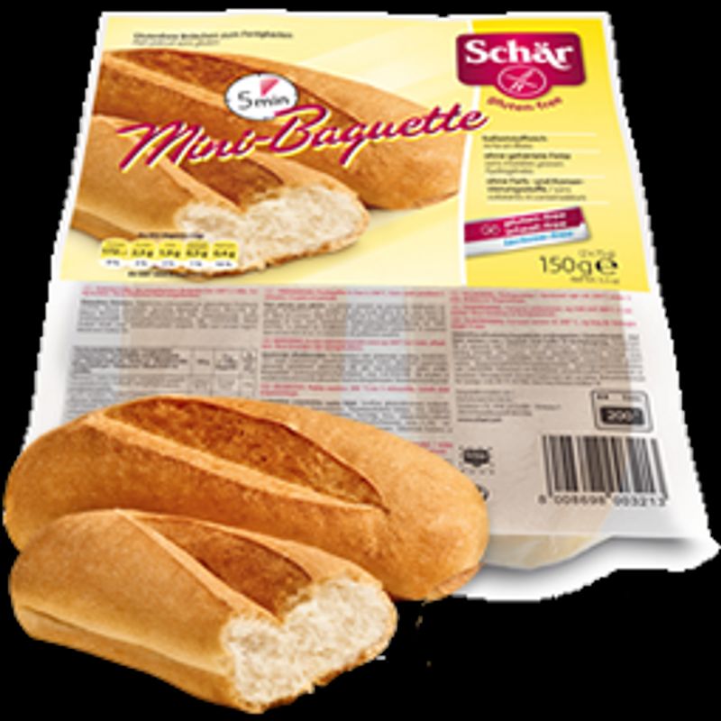 Schar Mini Baguette - Duo pane precotto senza glutine 2x75g-1