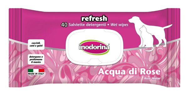 SALVIETTE ROSA INODORINA 40PZ-1