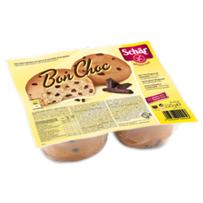 Schar Bon Choc con gocce di cioccolato senza glutine 4x55g-0