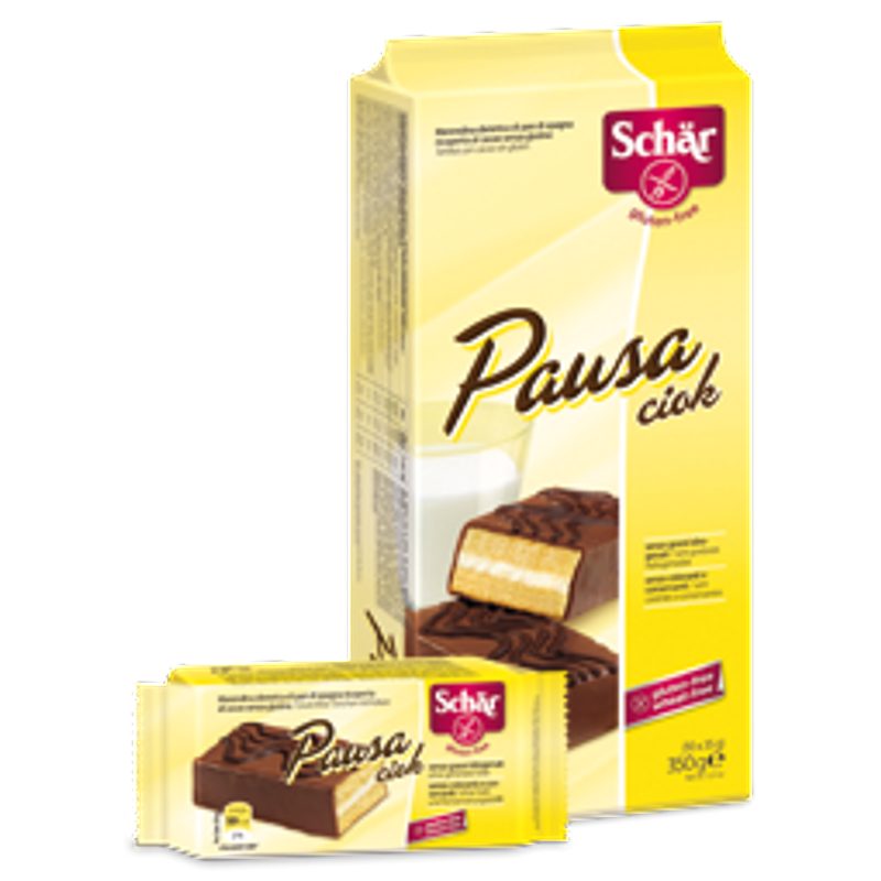 Schar Pausa Ciok merndina ricoperta al cacao senza glutine 10x35g-1
