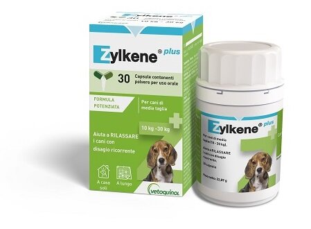 Zylkene Plus Alimento Complementare Per Cani 10-30 kg 30 Capsule-2