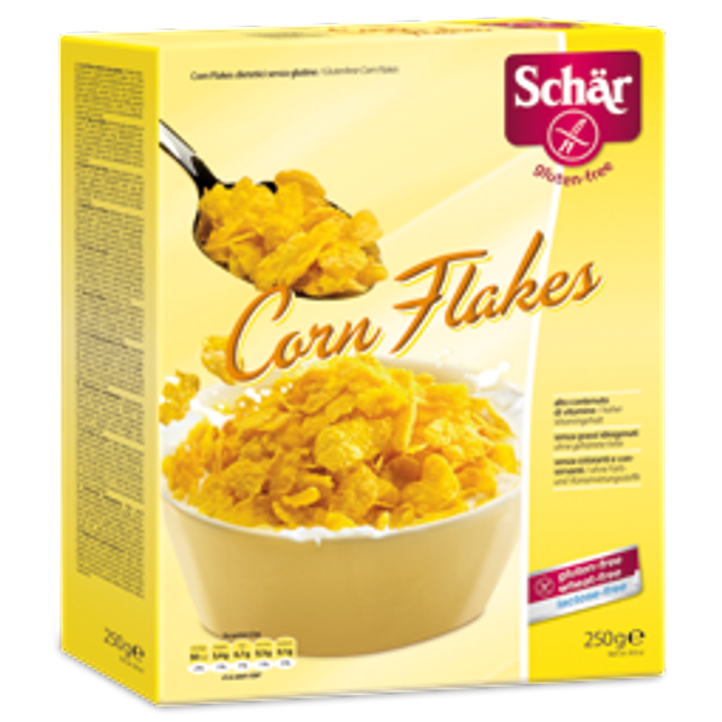 Schar Corn Flakes fiocchi di mais ricchi di vitamine senza glutine 250g-0