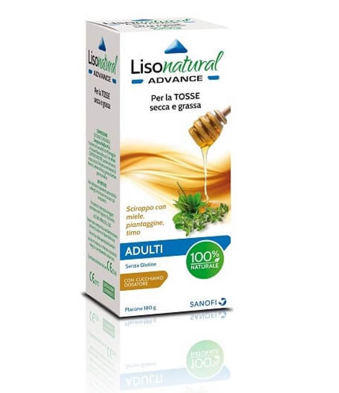 Lisonatural Advance Adulti Sciroppo per la tosse flacone 180g-1