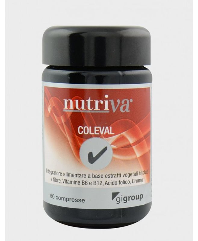 Nutriva Coleval controllo dei livelliematici di colesterolo 60 compresse-1