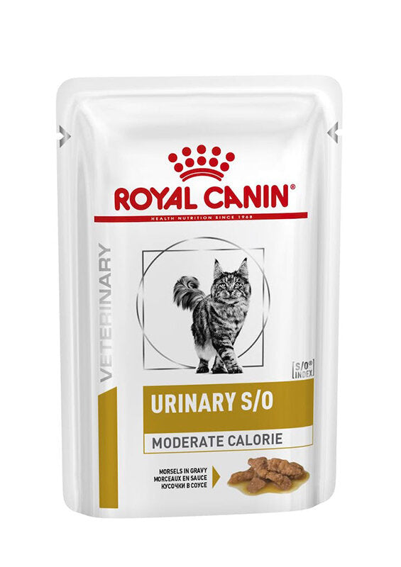 Royal Canin Urinary S/o Moderate Calorie Straccetti In Salsa Gatto 12x85g-1