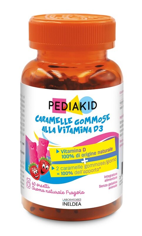 Pediakid Vitamina D3 60 Caramelle Gommose-1
