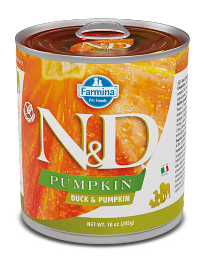 Farmina Natural & Delicious Pumpkin Con Anatra E Zucca Per Cani Adulti 285g-1