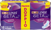 Lines Seta Ultra Assorbenti Lungo 18 Pezzi